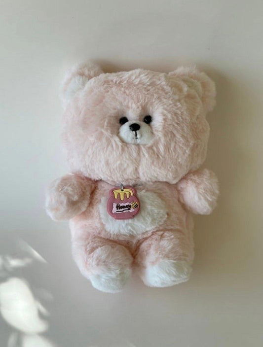 Pink cute teddy plushy