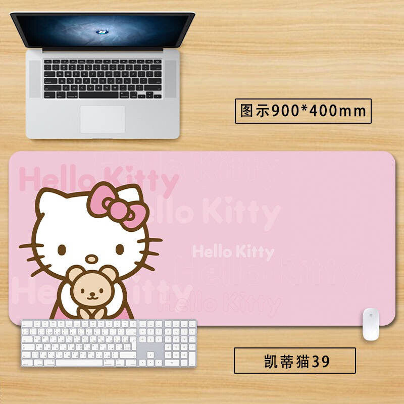 Sanrio Anti-slip extra large Mouse Pad Hello Kitty and My Melody