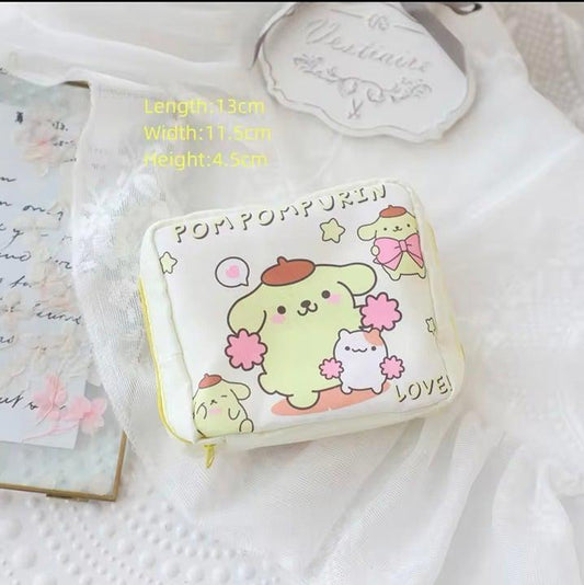 Pompompurin carrying organizer zipper pouch