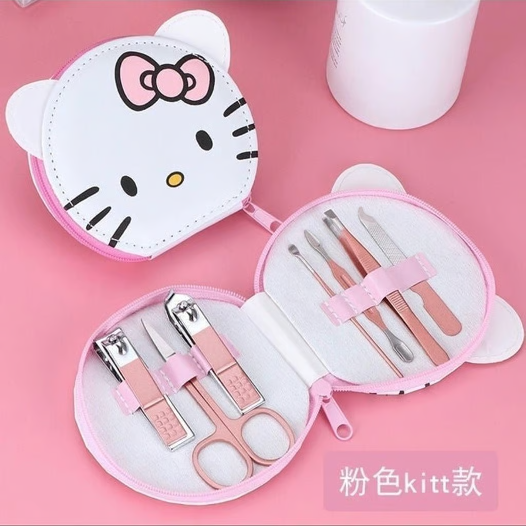 HELLO KITTY 7 PIECE MANICURE SET/ NAIL SET