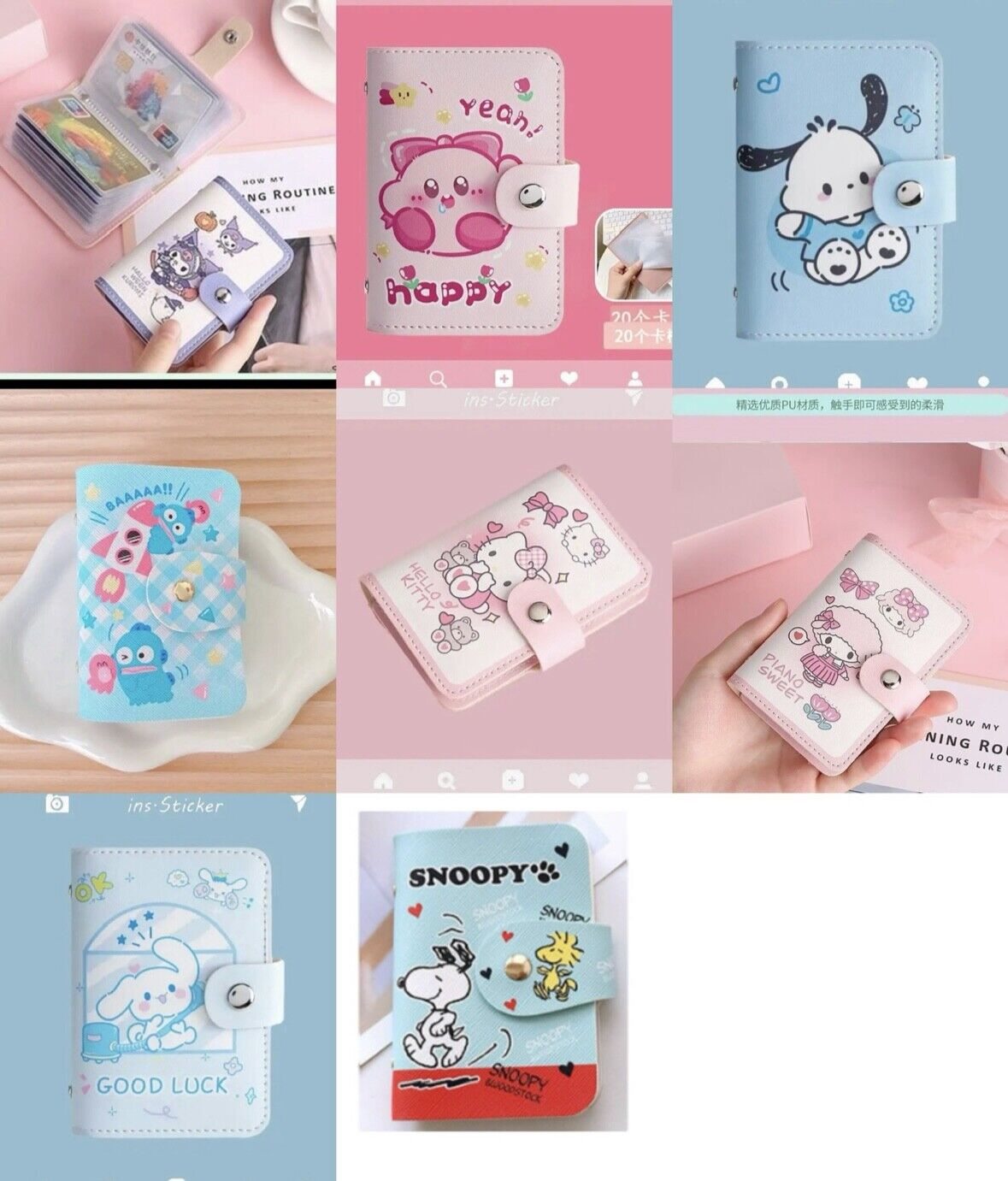 Sanrio Card Holder Wallet