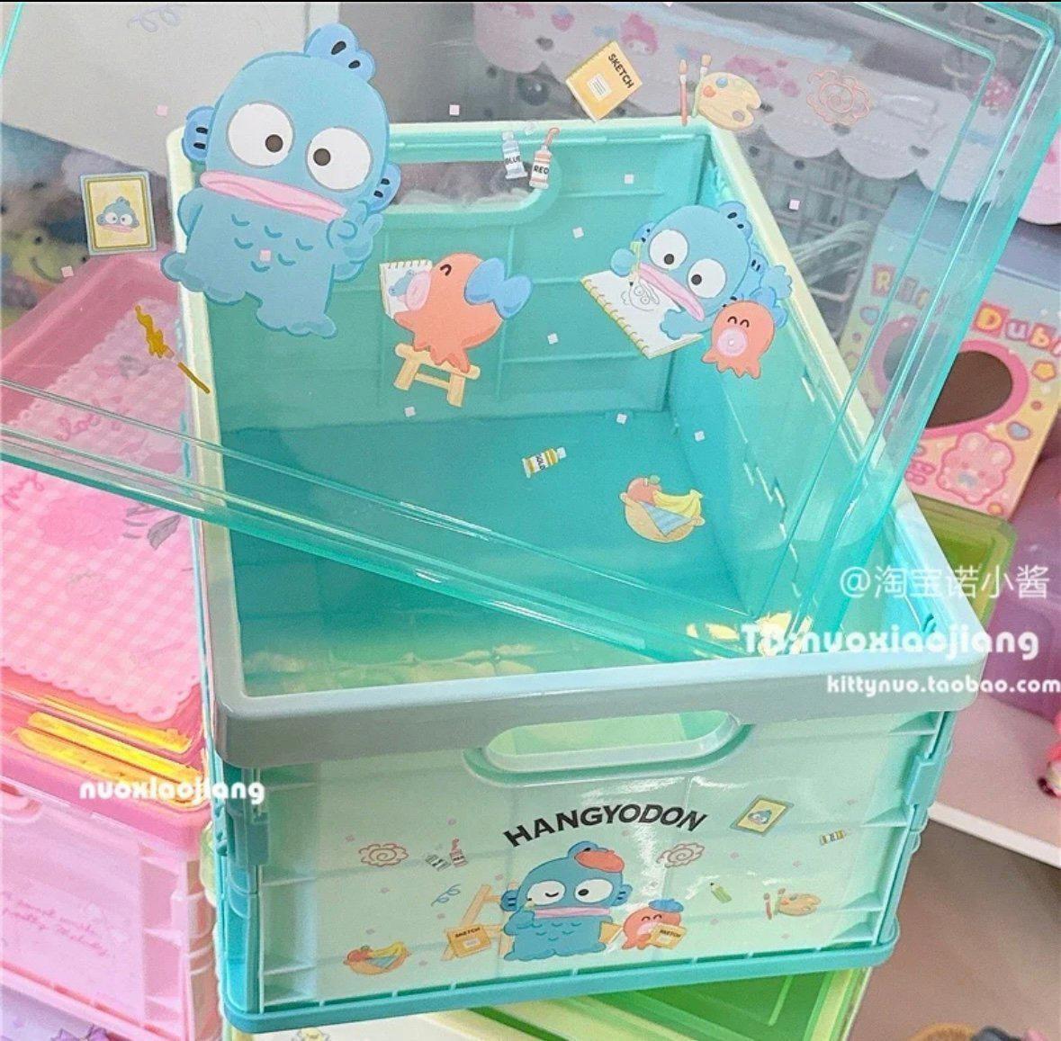 Hangyodon foldable organizer/storage box