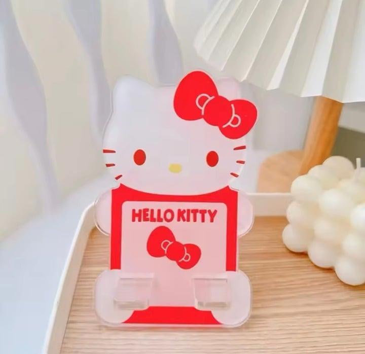 Red Hello Kitty phone stand