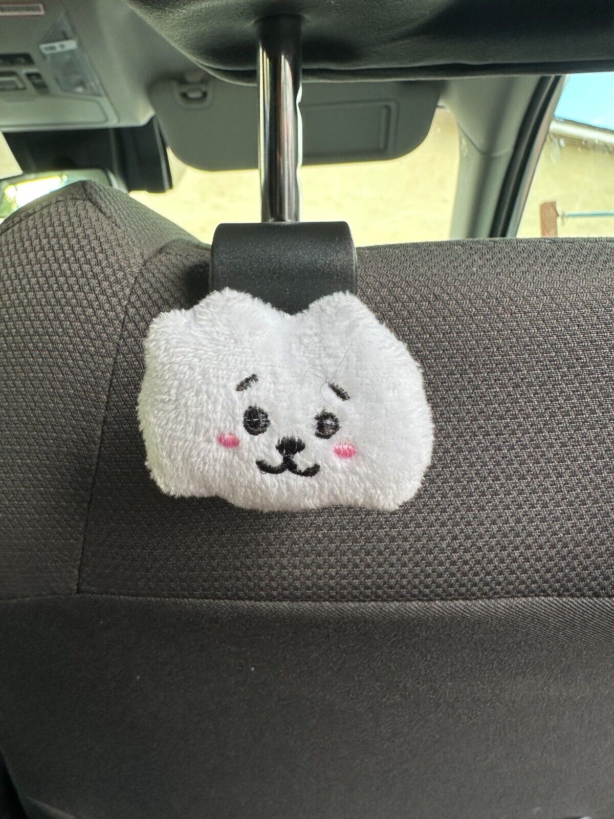 BTS BT21 x Line Friends Characters Plush Car Seat Hook Car Accessories Storage