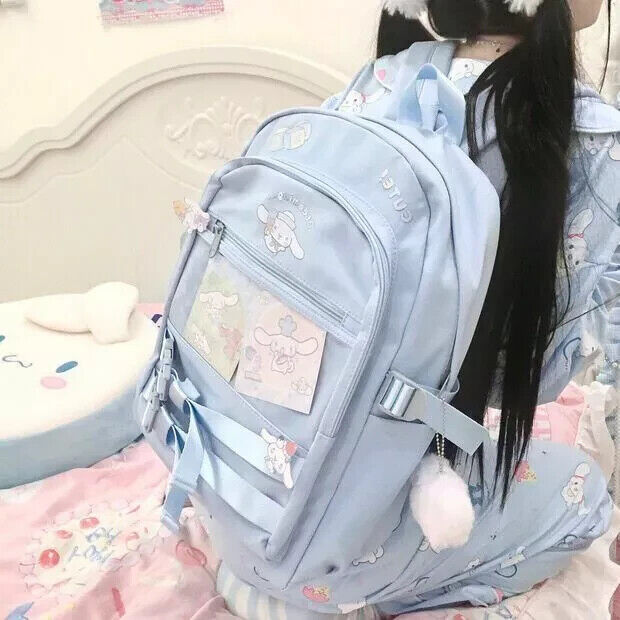 Standard Size Cinnamoroll Backpack Travel School backpack