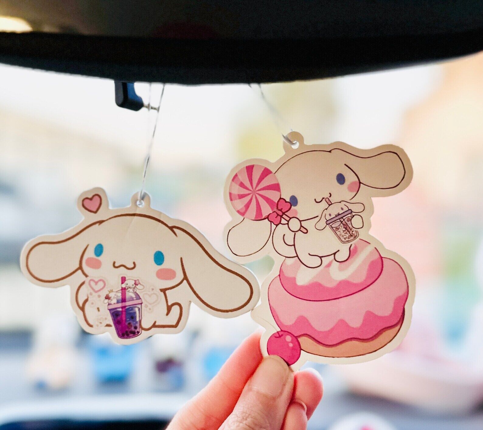 US Seller Cinnamoroll Car Air freshener - Car Accessories Natural Car Freshie