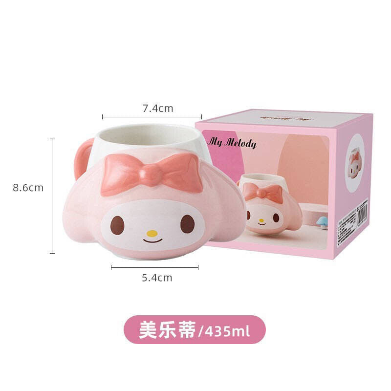 Sanrio Hello Kitty Kuromi Cinnamoroll Ceramic Mug