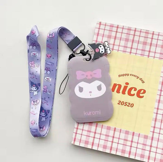 Sanrio Kuromi - Lanyard and Card Holder