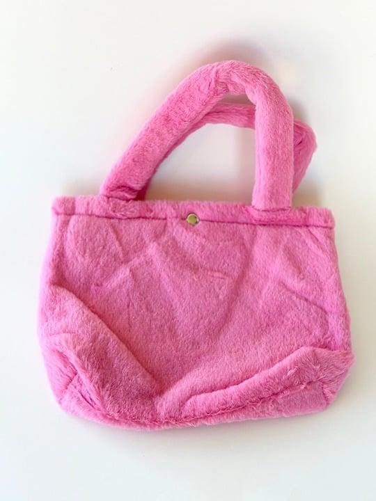 Lotso Bear Plushy tote bag |Makeup Bag| Small purse for Women | Girls