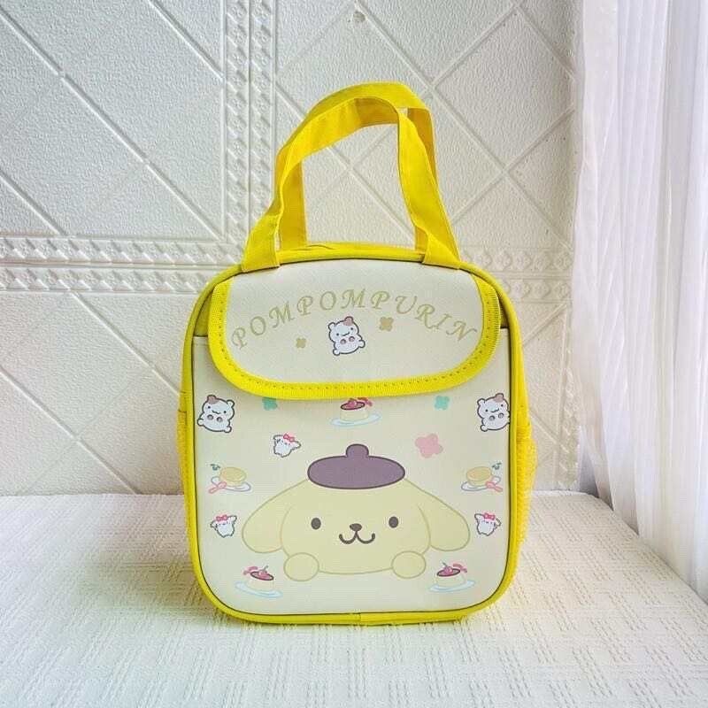 US Seller HELLO KITTY Kuromi Pochacco Pompompurin INSULATED LUNCH BAG Cinnamorol