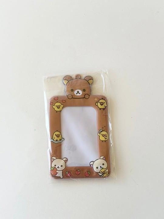 Kpop photocard holder Rilakkuma Brown Cute Teddy Bear