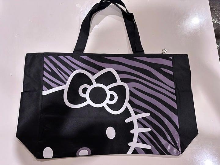 Black size Hello Kitty canvas bag/shoulder bag