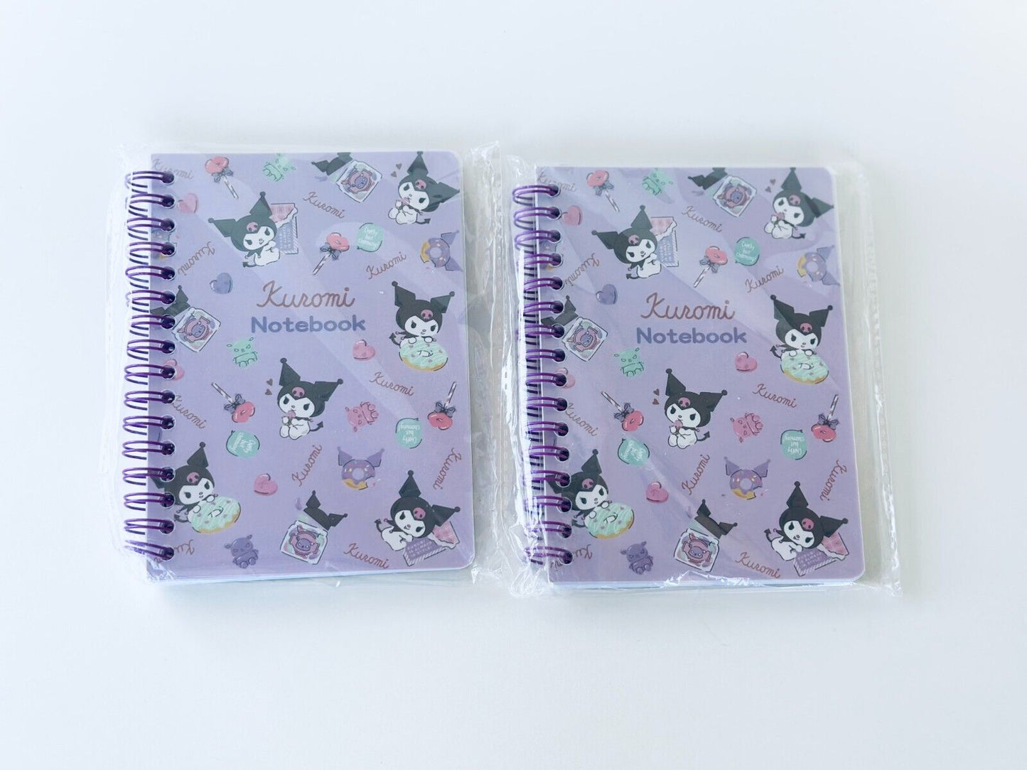 pack of 2 sanrio A6 notebook kuromi cinnamoroll my melody pompompurin little twi