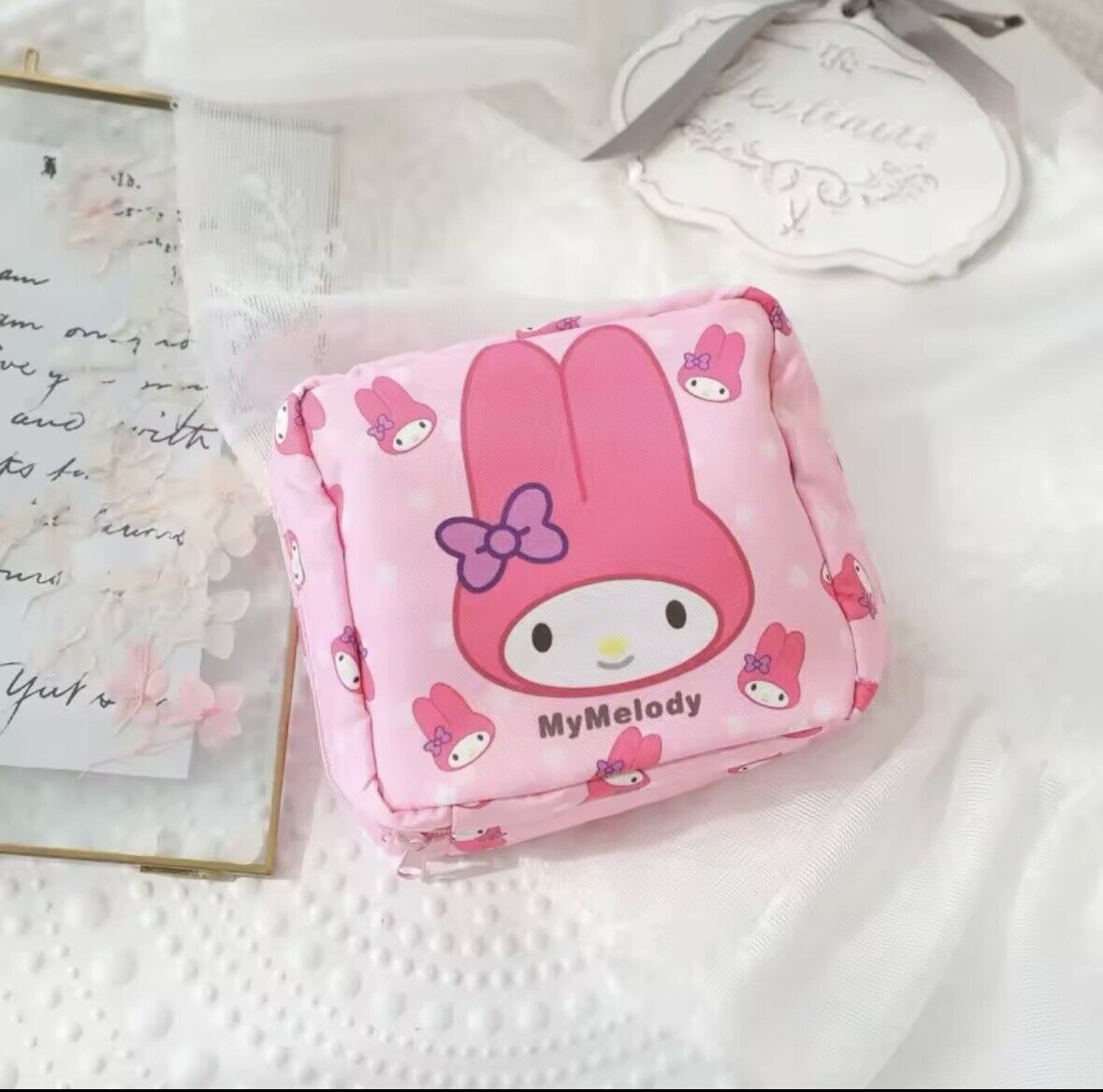 Sanrio Kuromi Hello Kitty Carrying Zipper Pouch/Bag