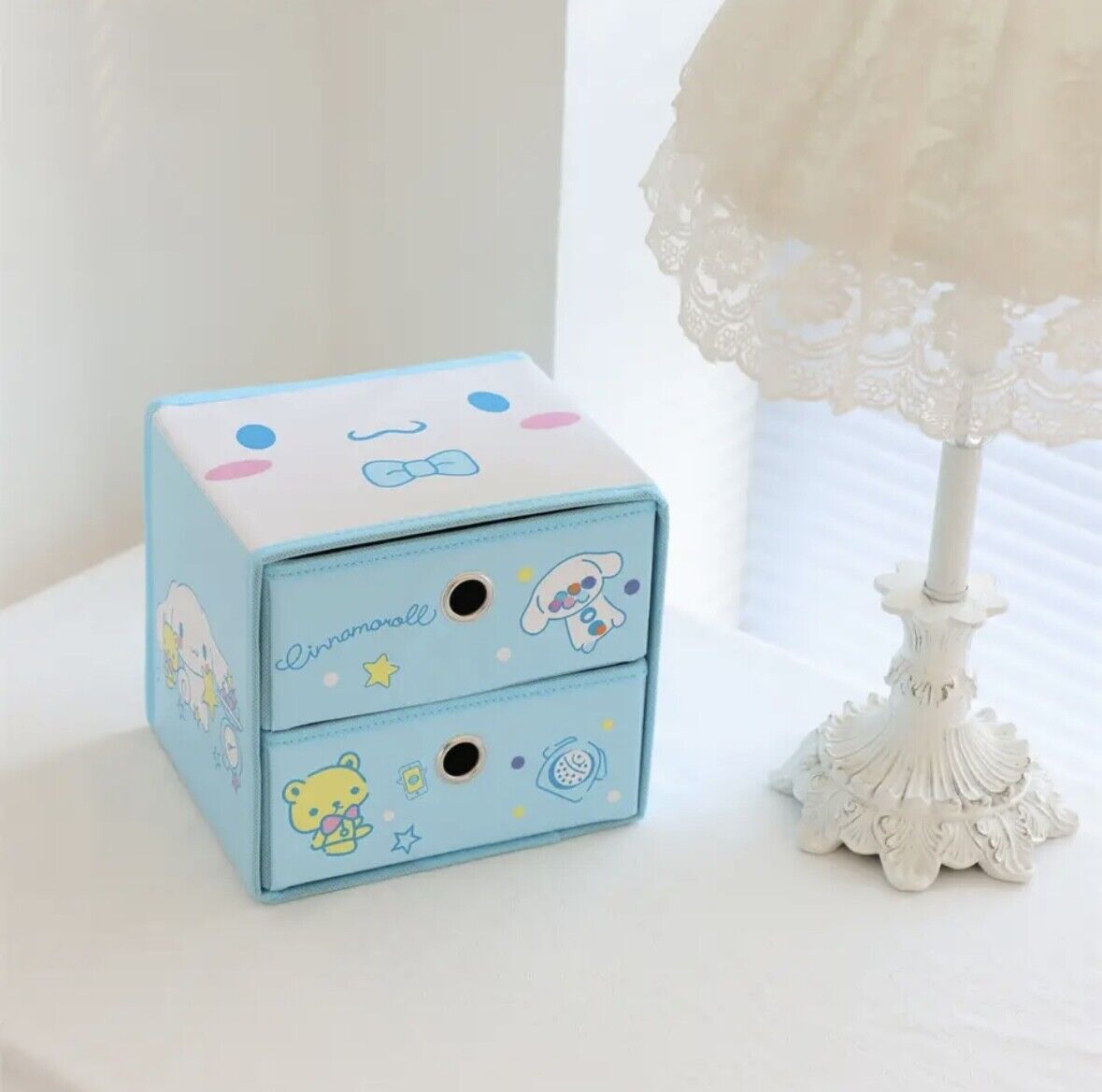 Sanrio Characters 2 Drawers Foldable Storage Bin