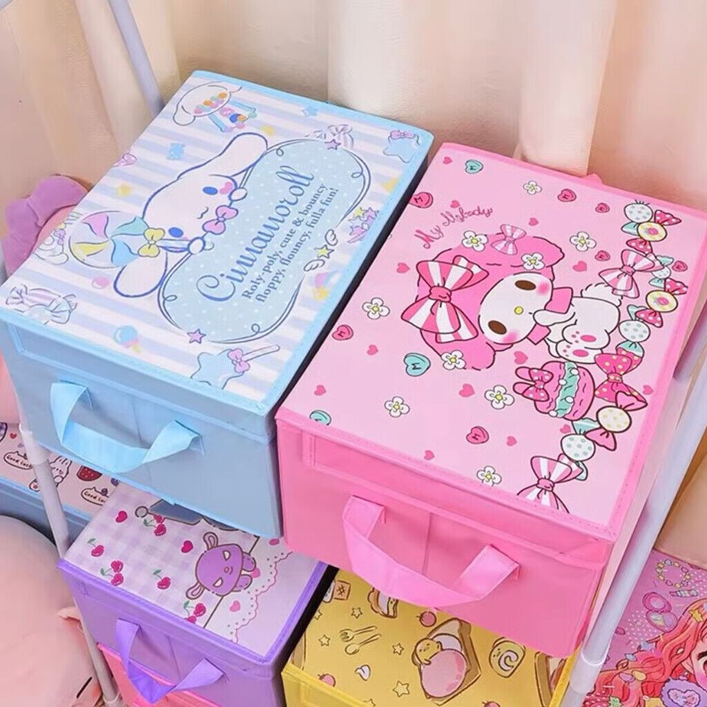 US Seller Sanrio Characters   Foldable Storage Bin/Box Cinnamoroll My Melody