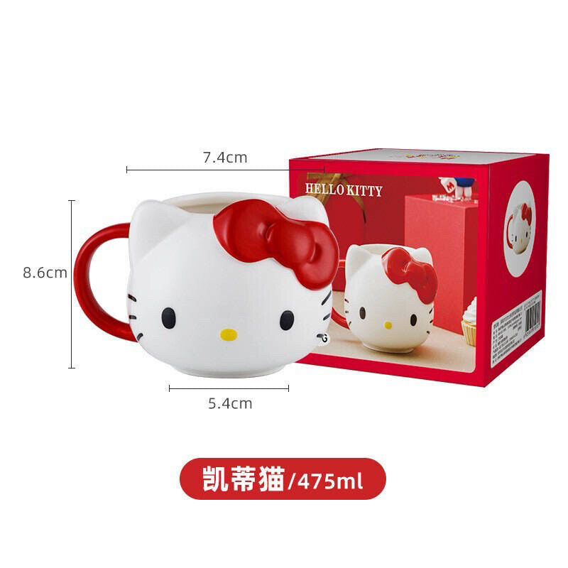 Sanrio Hello Kitty Kuromi Cinnamoroll Ceramic Mug