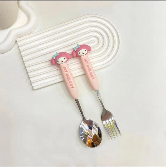 Sanrio My Melody Spoon and Fork set