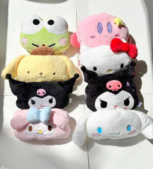 US Seller Kuromi  Cinnamoroll Pompompurin Car Neck Headrest Pillow Seat Pillows