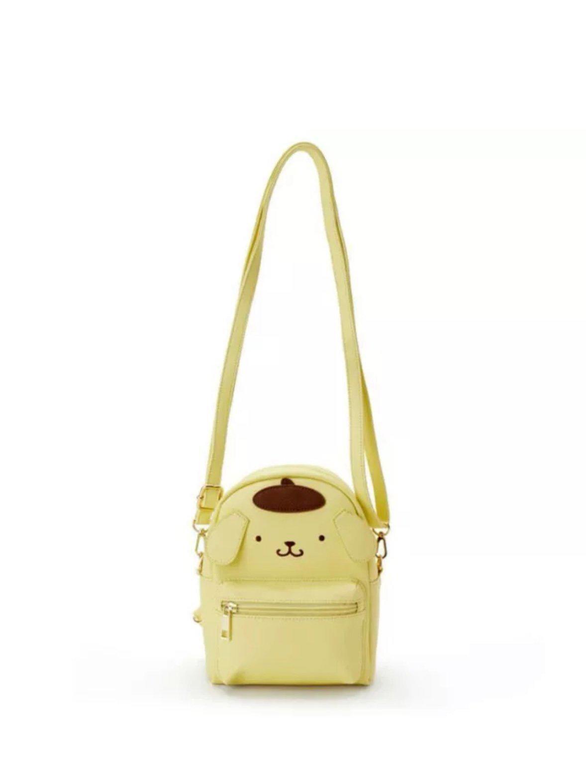 Sanrio Pompompurin PU Leather Backpack Crossbody