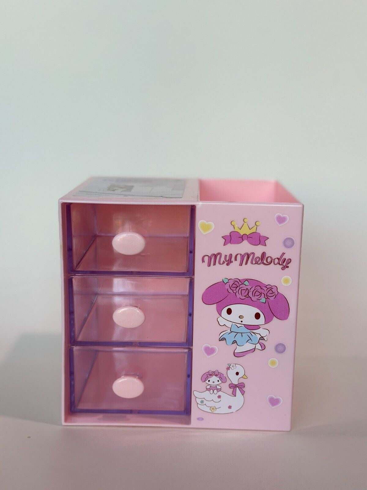 My Melody desk organizer 5.5”x3.3”x2.8”