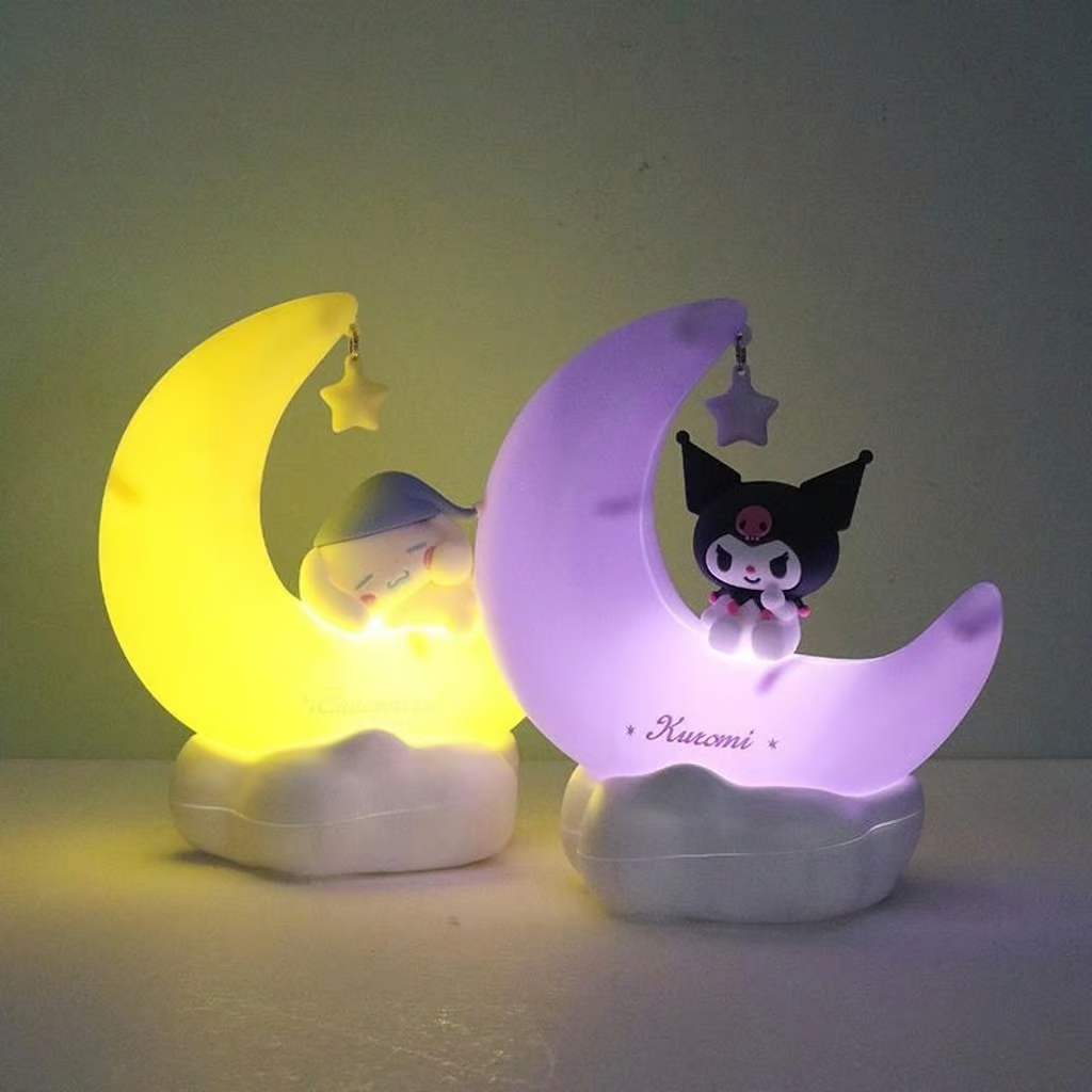 Sanrio Kawaii Characters in The Moon Night  light cute !!!