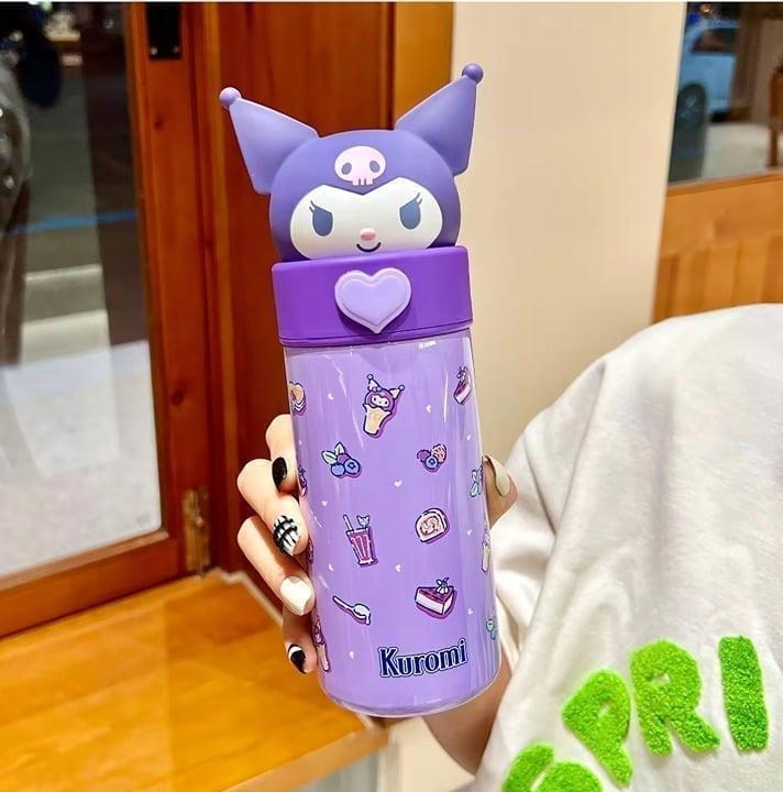 Stainless Steel Cute Kawaii Kuromi thermos bottle Tumbler