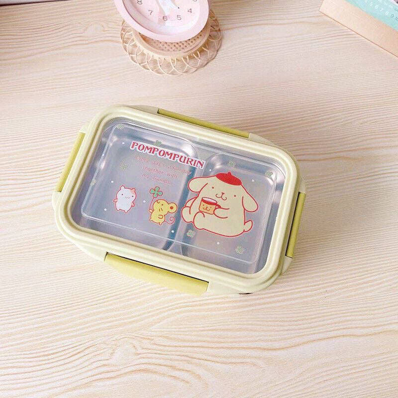 Sanrio and Snoopy Characters 2 tier  lunch box/ Food container