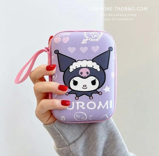 Kuromi Storage carrying organizer zipper pouch