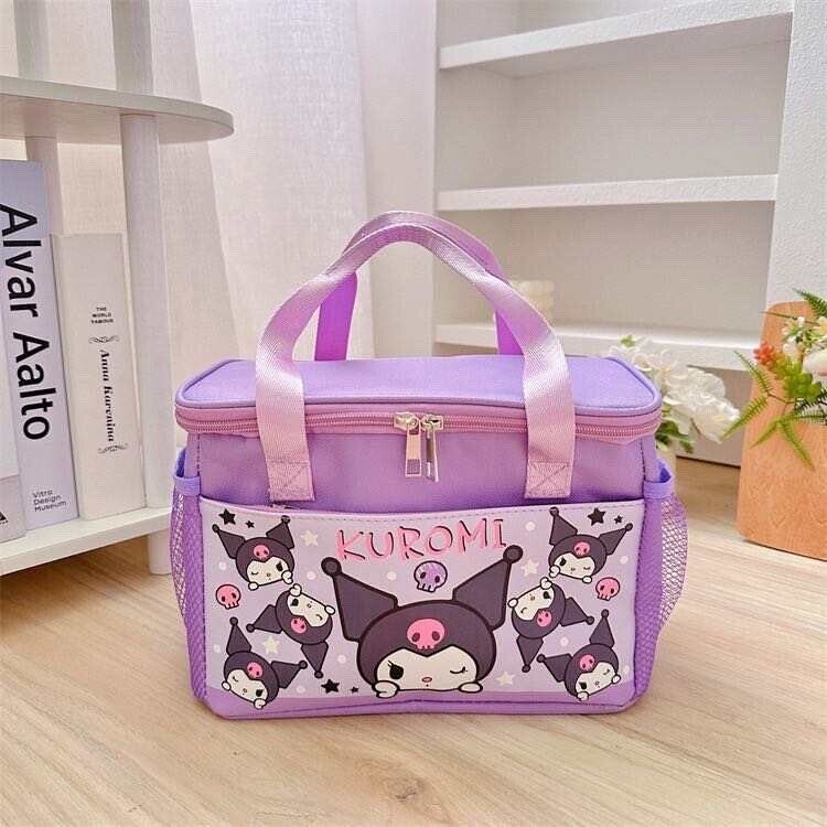 US Seller HELLO KITTY Kuromi Pochacco Pompompurin INSULATED LUNCH BAG