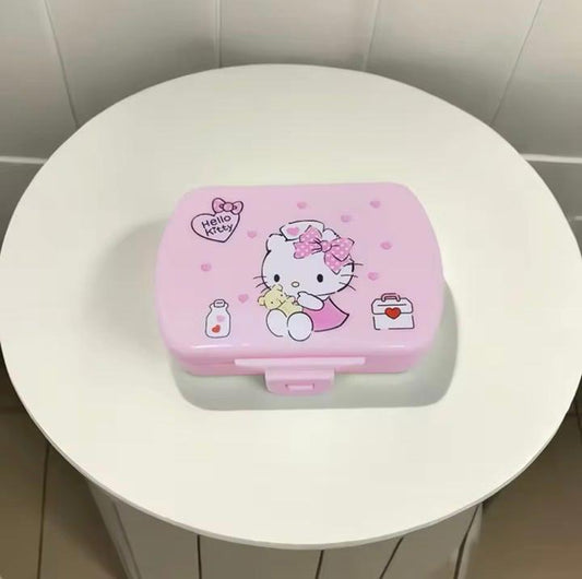 Hello Kitty 6 Compartments Pill Case