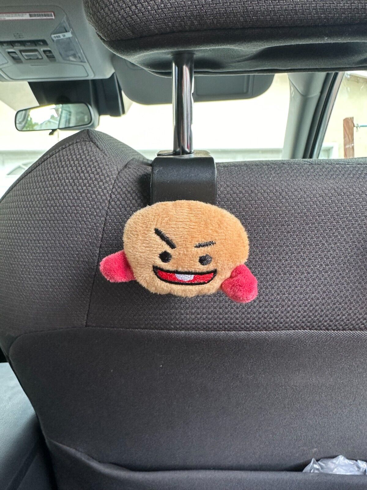 BTS BT21 x Line Friends Characters Plush Car Seat Hook Car Accessories Storage