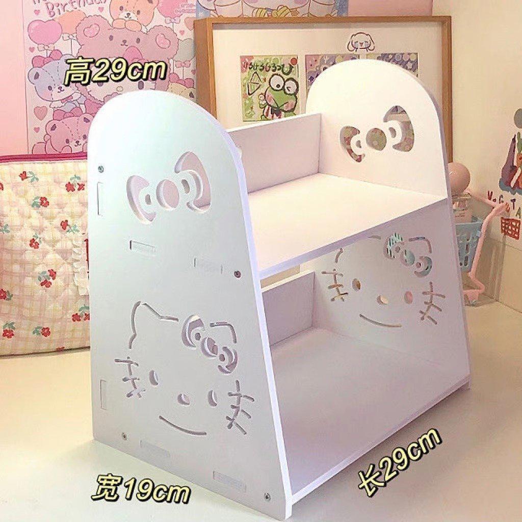 Hello kitty desktop storage shelf