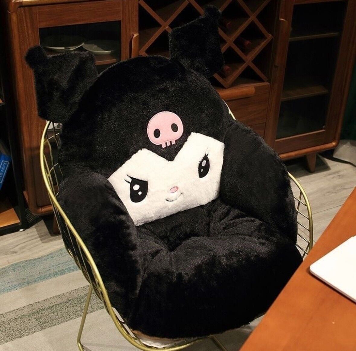 Sanrio Plush Seat Pad Cushion for Attachable to chairs