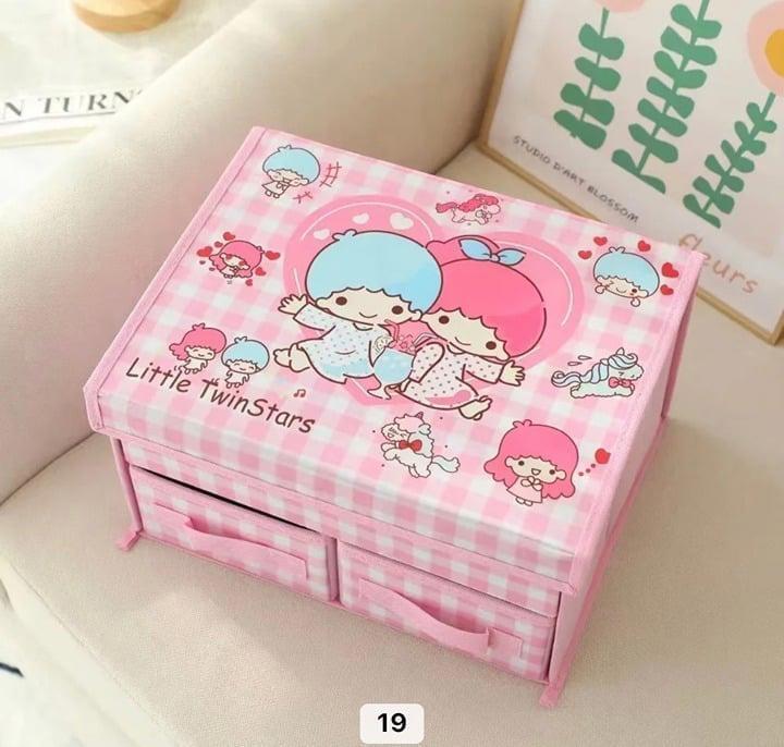 little twin stars foldable storage box/ organizer