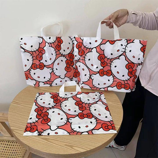 10 pcs Hello Kitty plastic gift bags