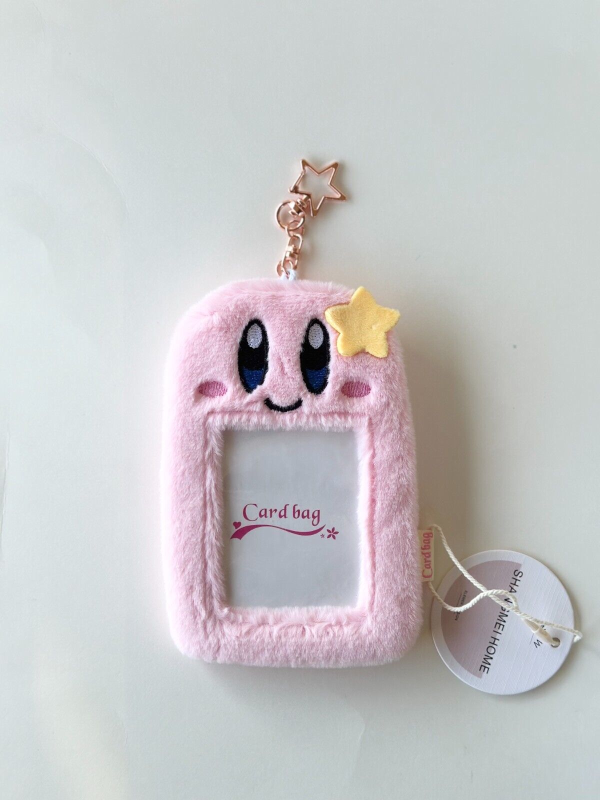 [US SELLER] Fluffy Sanrio Japan Character KPop Photocard Holder Snap Hook