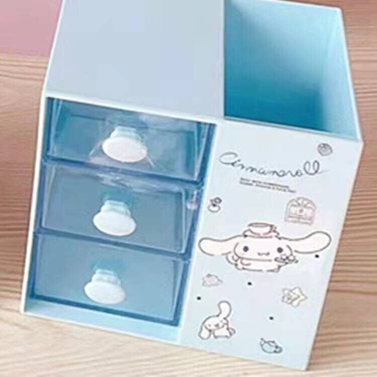 US Seller Sanrio Characters Desk Organizer/Drawer Storage Kuromi Cinnamoroll Kit