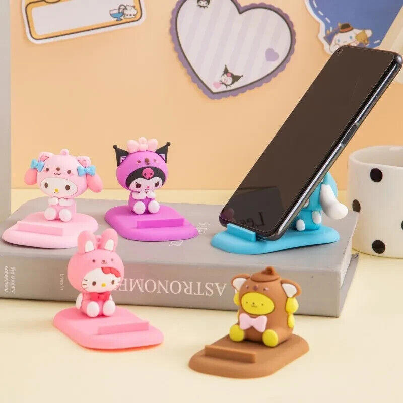 Sanrio Kuromi mobil phone tablet stand desktop ornaments accesary gift idea