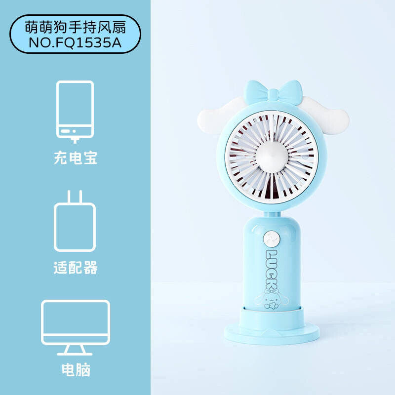 US Seller Kuromi Cinnamoroll My Melody USB Rechargeable Portable Mini Fan