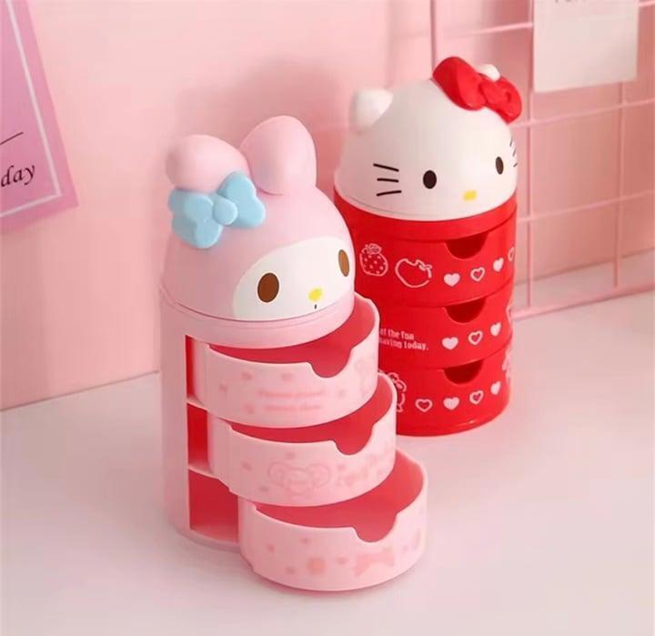 My Melody 3 tier drawer mini storage organizer