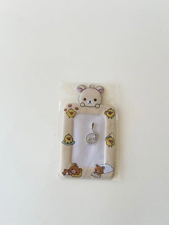 Kpop photocard holder Korilakkuma White Cute Teddy Bear