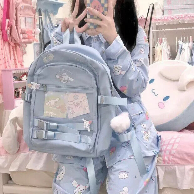 Standard Size Cinnamoroll Backpack Travel School backpack