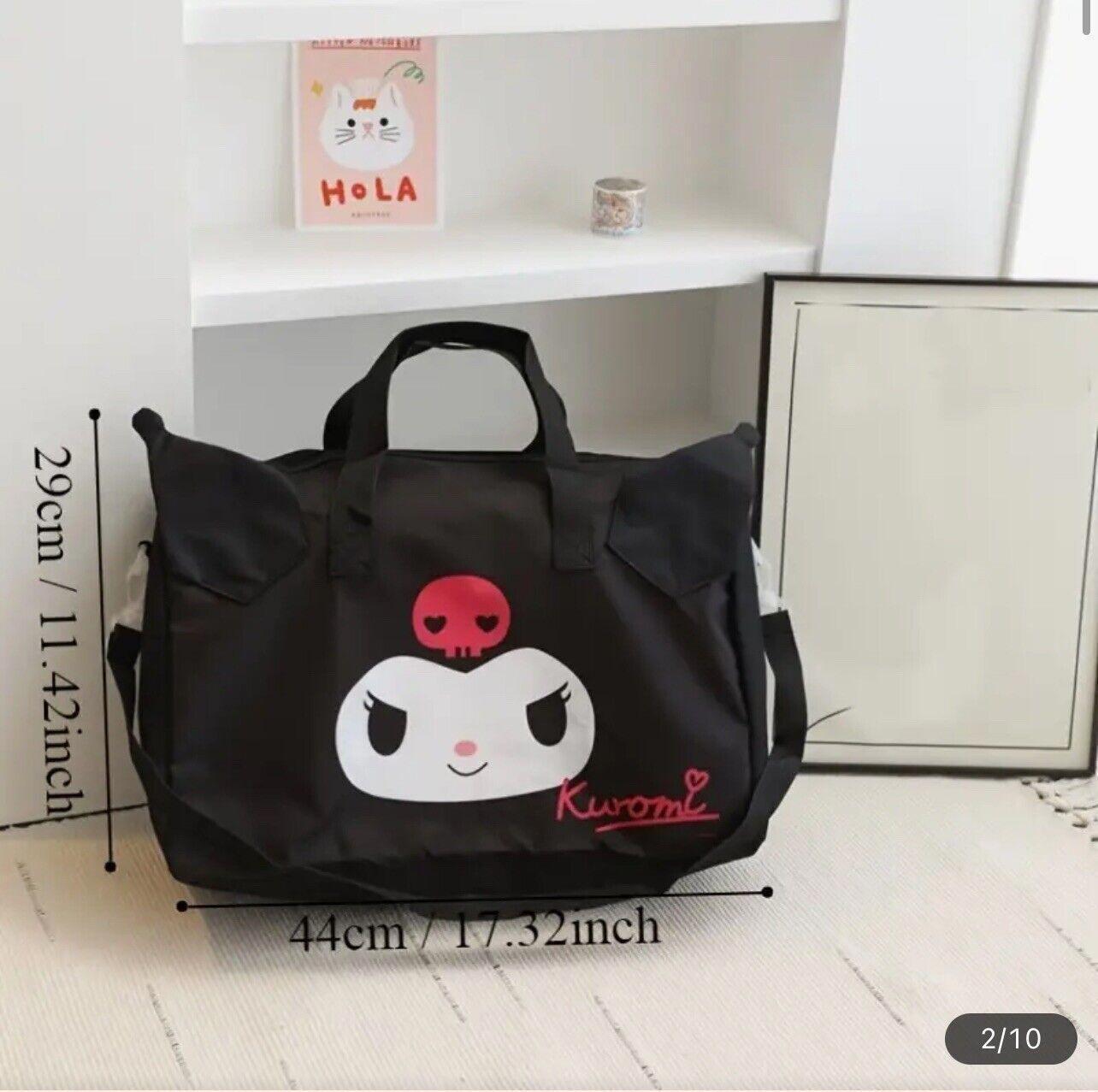 Hello Kitty Travel Bag Compact Foldable Sanrio Messenger Duffle Satchel