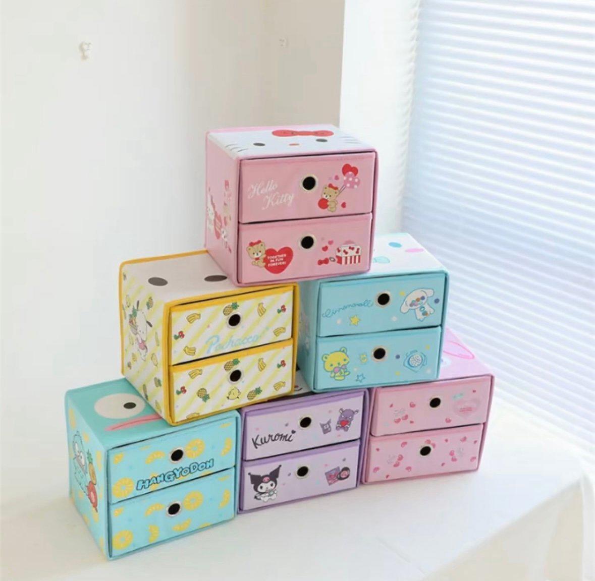 2 Tier Cinnamoroll Foldable Storage box