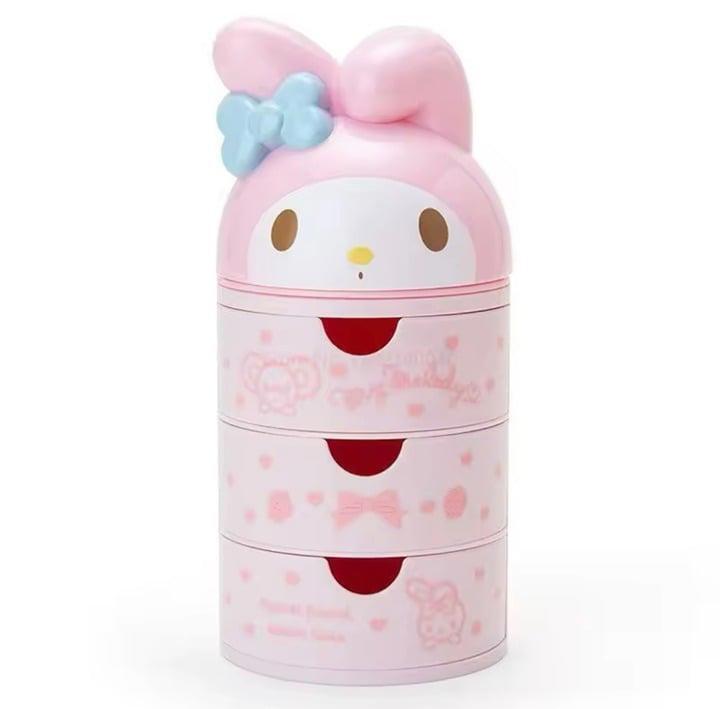 My Melody 3 tier drawer mini storage organizer