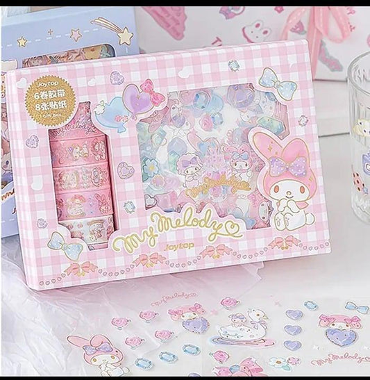 My melody tape & sticker set