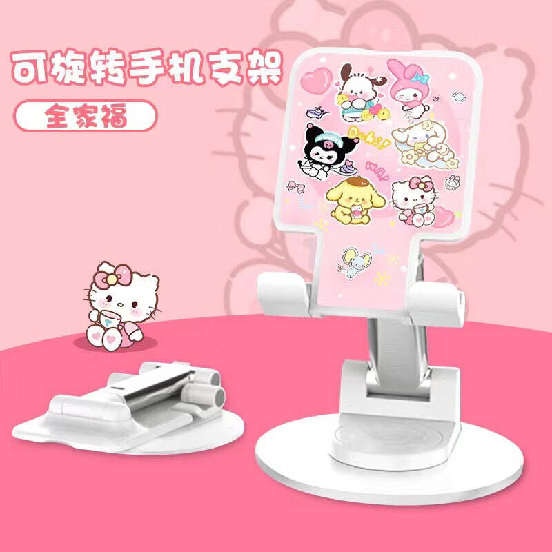 Hello Kitty Kuromi Kirby Cellphone Tablet Holder Adjustable Stand