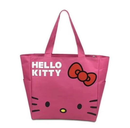 Pink Large size Hello Kitty canvas bag/shoulder bag