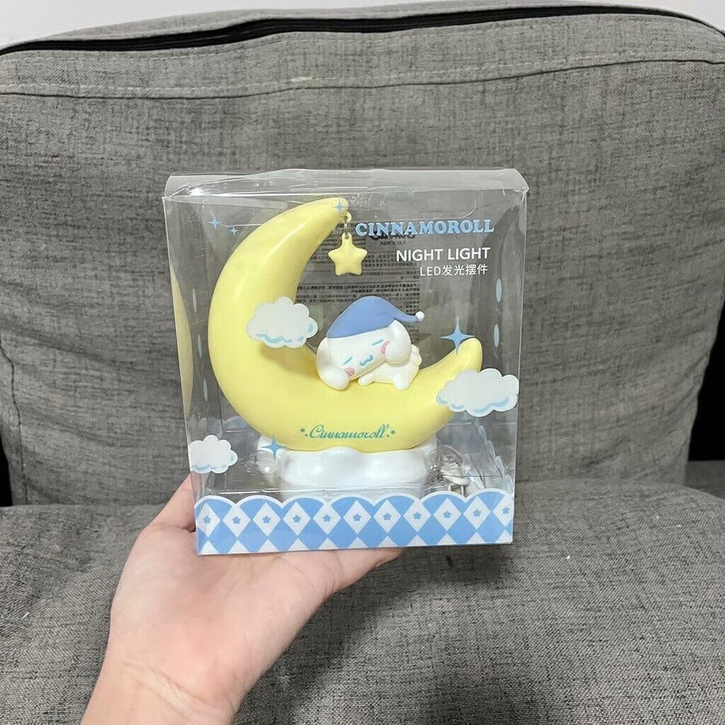 Sanrio Kawaii Characters in The Moon Night  light cute !!!